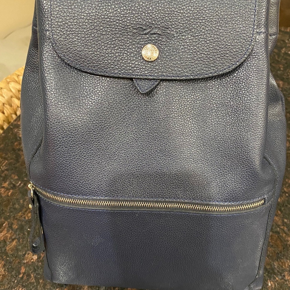 Longchamp Leather Backpack